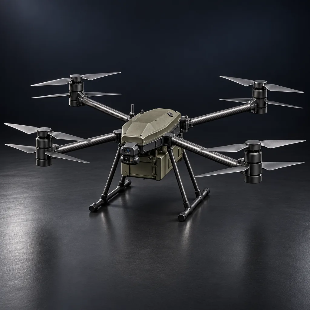 Titan, Heavy lift defence octocopter with a 5 kg droppable payload