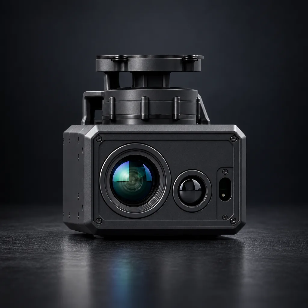 Vantage, 3 axis EO/IR gimbal with laser rangefinder
