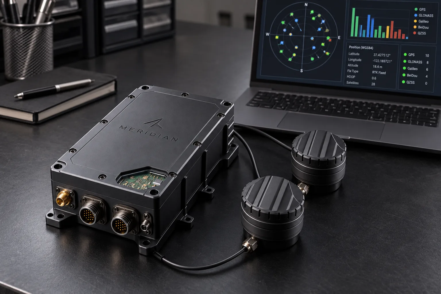 Meridian, Multi constellation RTK GNSS module