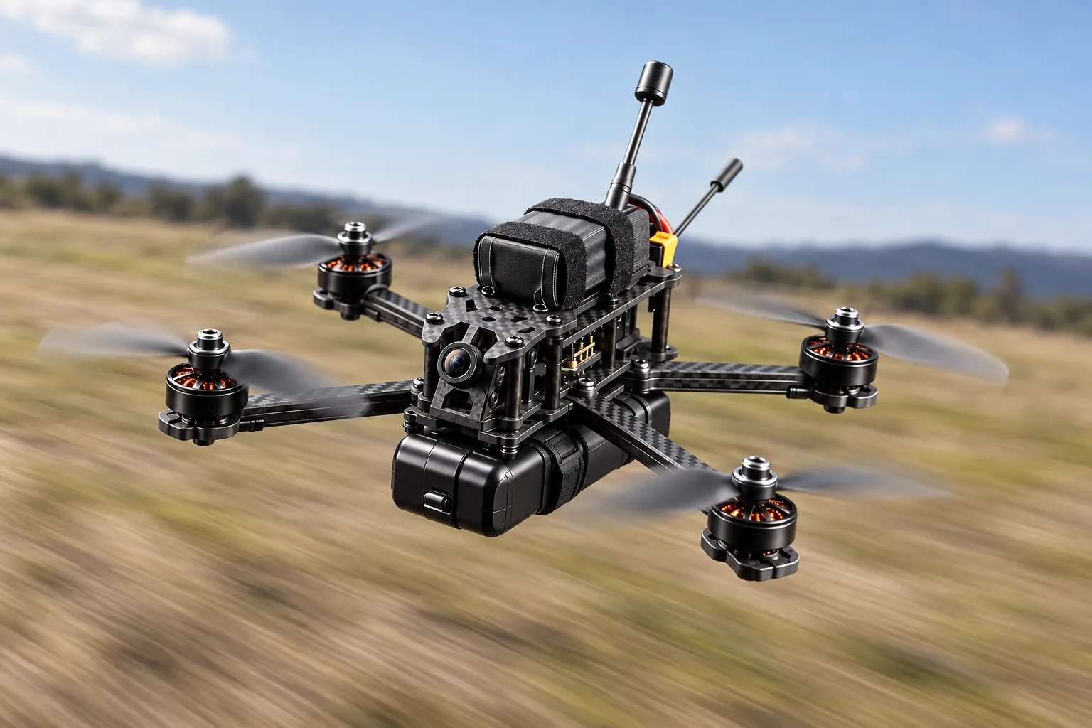 Raptor, Fast FPV drone that carries a payload